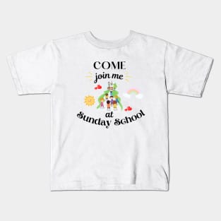 Join me at Sunday school Kids T-Shirt